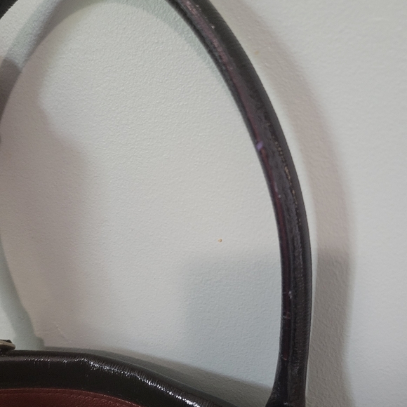 Kate Spade vintage brown leather and patent leather bag - Picture 5 of 11